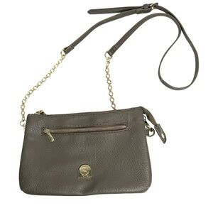 House of Harlow 1960 Khaki Faux Leather Crossbody